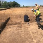 Archaelogy investigating site