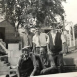 Dick on site 1960's, he is on the right.