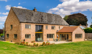 Timber frame house