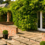 Terrace, the planting covers much of Ians brickwork