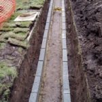 Elm Church - Trench arch for WC and kitchen waste
