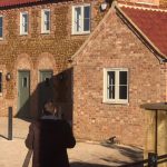 Finishing touches on the terraces Haylett Mews