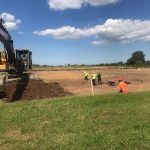 Digging for archaelogical survey
