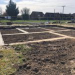 Plot 44 ring beam and piles