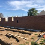 Plot 44 brickwork nearing roof