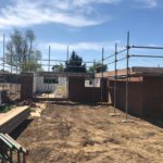 Plot 44 scaffold goes up