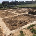Plot 43 foundation ring beam on piles