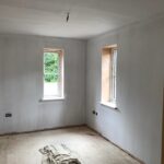 Ladys Drove Interior - painting as plaster dries